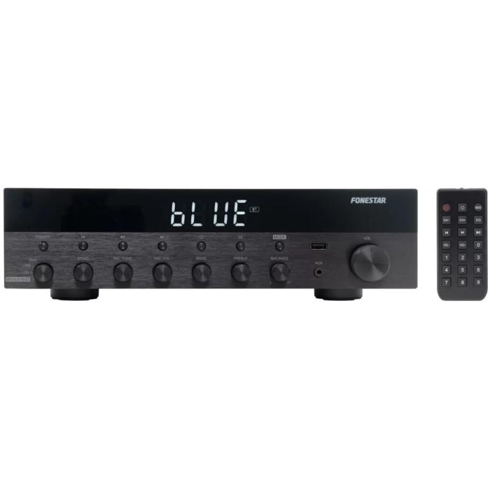 Fonestar Amplificador Estereo Hi-Fi AS-6060 Bluetooth, USB/MP3, Radio FM, 60W+60W Fonestar Amplificador Estereo Hi-Fi AS-6060 Bluetooth, USB/MP3, Radio FM, 60W+60W