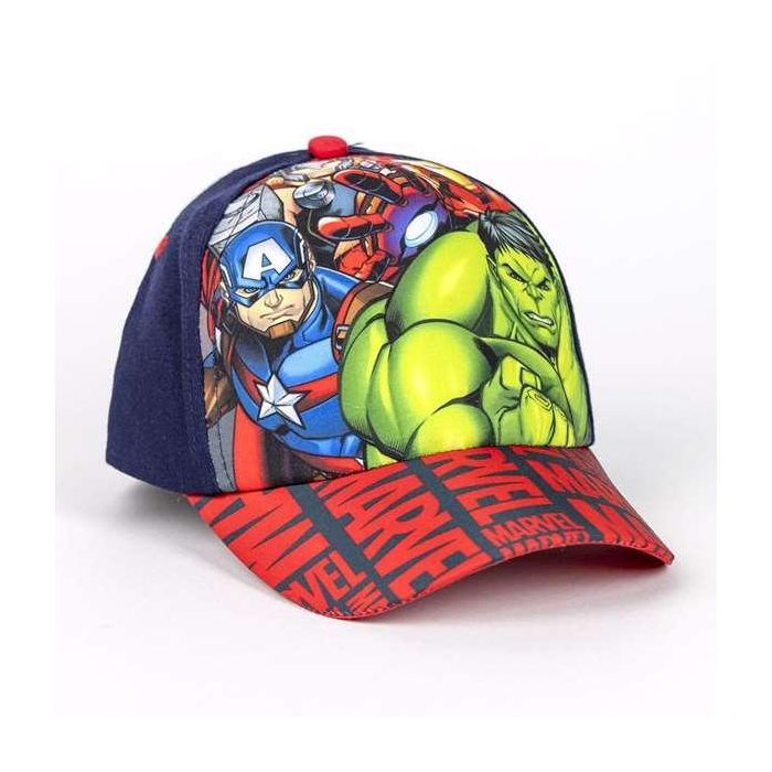 Cerdá Set de Gorra para Niños y Niñas, 53 cm, con Gafas de Sol a Juego, Diseño Avengers, Ideal para Edad de 2 a 8 Años, Color Negro 2