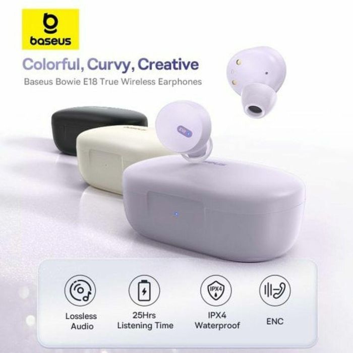 Auriculares con Micrófono Baseus A00023800123-00 1 Auriculares con Micrófono Baseus A00023800123-00 1