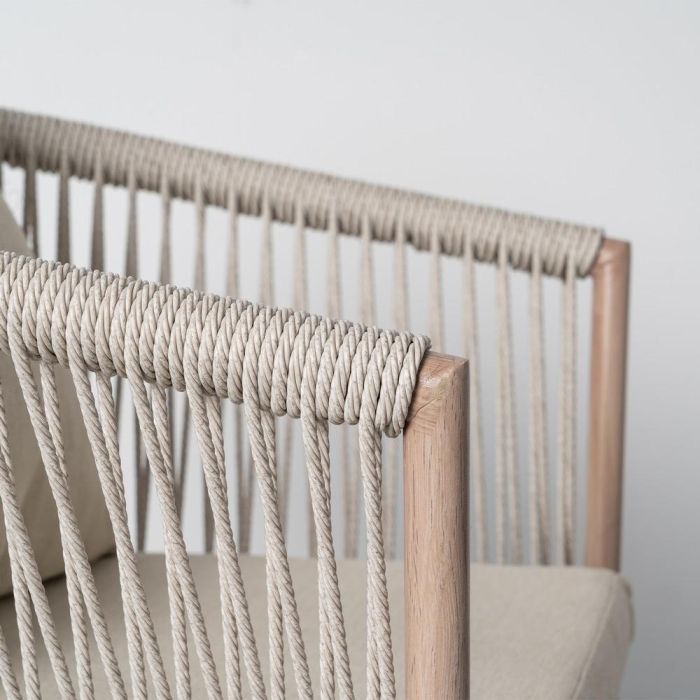 Silla Acero-Rattán Pe Exterior 57 X 58 X 74,50 cm