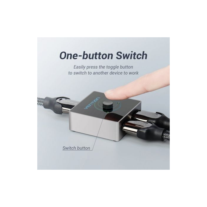 Switch Conmutador 4K HDMI 2.0 Bidireccional Vention AFLH0 HDMI Hembra - 2x HDMI Hembra 2 Switch Conmutador 4K HDMI 2.0 Bidireccional Vention AFLH0 HDMI Hembra - 2x HDMI Hembra 2