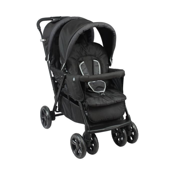 Cochecito Doble BAMBISOL - Totalmente equipado - Protector de lluvia incluido - Fácil plegado Cochecito Doble BAMBISOL - Totalmente equipado - Protector de lluvia incluido - Fácil plegado