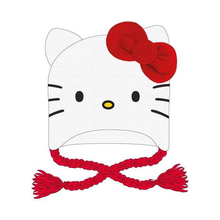 Cerdá Gorro peruano Hello Kitty blanco 22.0 x 21.0 cm para 3+ años