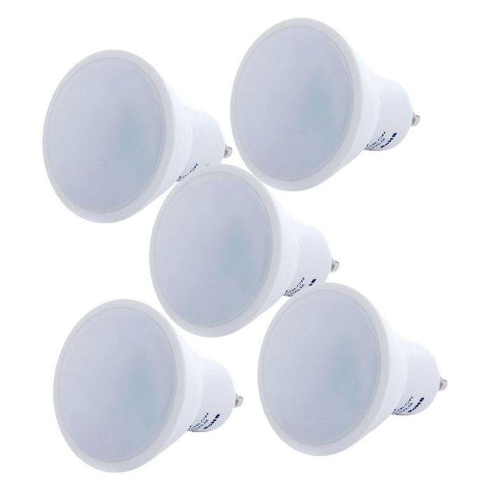 Pack 5 Bombillas LED GU10 6W 500Lm 4200ºK 40.000H [HO-GU10-SMD-6W-IC-W-PK5-AP] 2