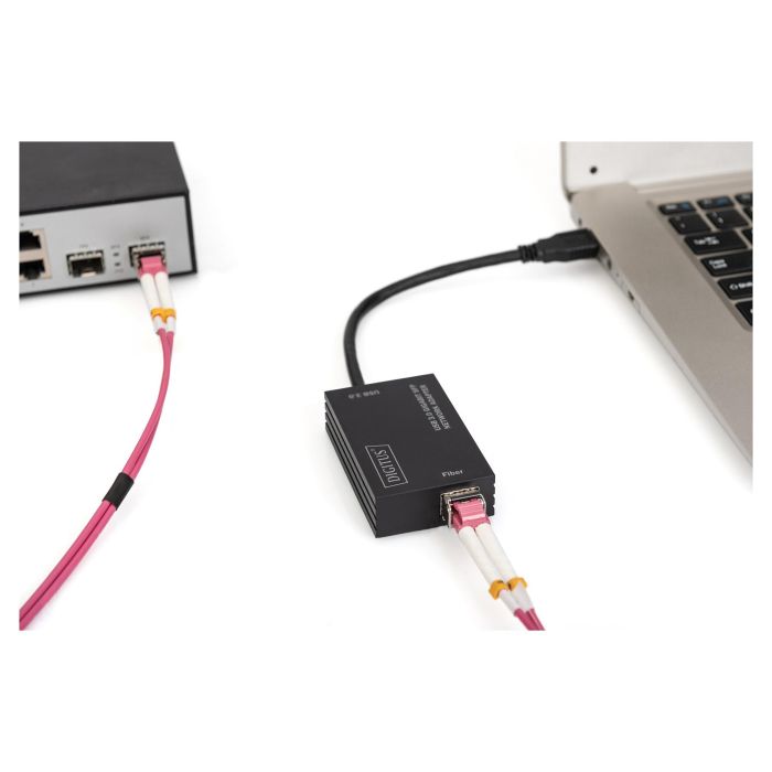 Digitus Adaptador de Red Gigabit USB 3.0 SFP Negro 2