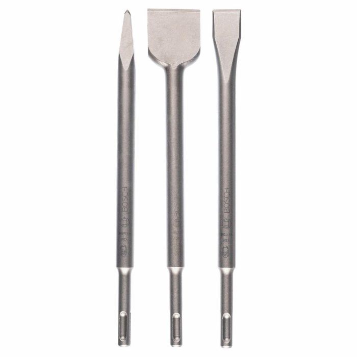 Set de cinceles BOSCH 2 607 019 457 SDS Plus 3 Piezas 4 Set de cinceles BOSCH 2 607 019 457 SDS Plus 3 Piezas 4