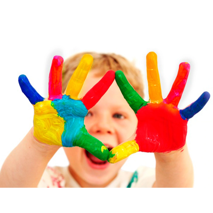 Liderpapel Pintura Dedos 500 ml Rojo Tarrina 6