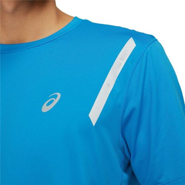 Camiseta de Manga Corta Hombre Asics Life-Show Azul 3