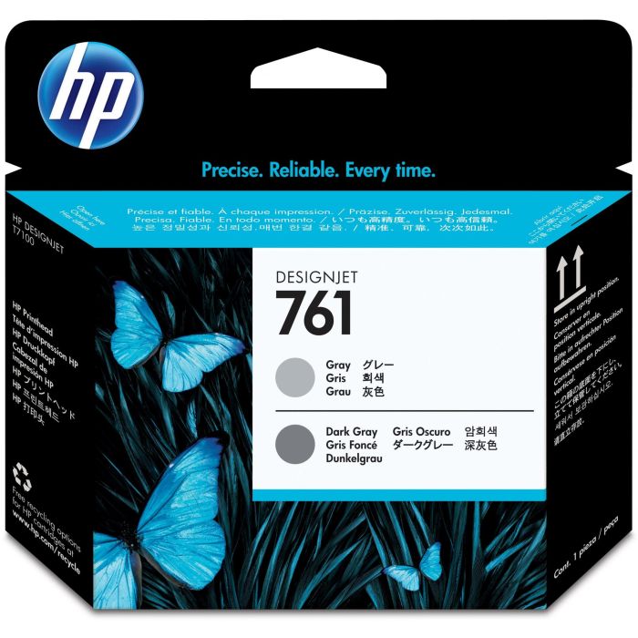 HP Designjet T7100 Cabezal Gris/Gris Oscuro nº761