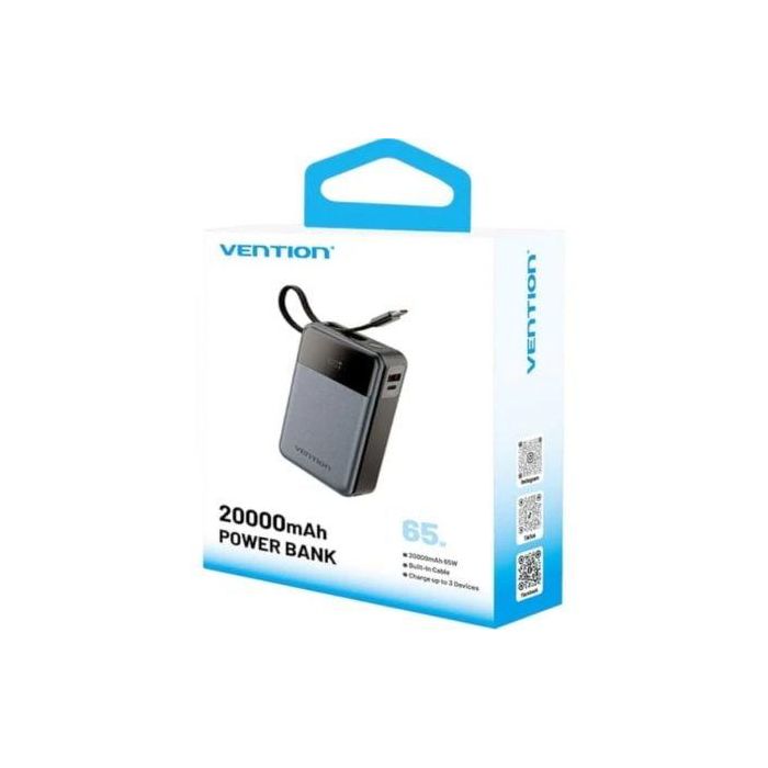 Powerbank 20000mAh Vention FHYB0/ 65W/ Gris 3