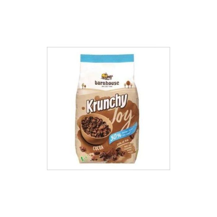 BARNHOUSE Muesli Krunchy Joy Cacao 375g Bio Sin Azúcares Añadidos Vegano