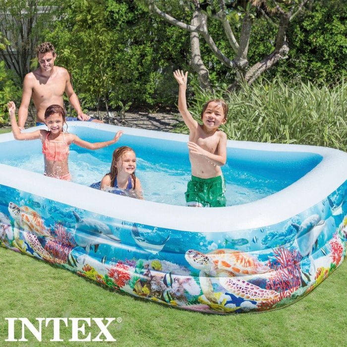 Piscina Hinchable para Niños Intex Tropical 1020 L 305 x 56 x 183 cm (2 Unidades) 3