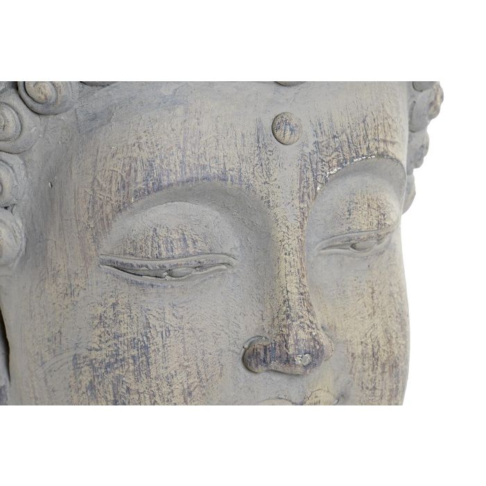 Figura Oriental DKD Home Decor Gris 18 x 35 x 18 cm (4 Unidades) 1 Figura Oriental DKD Home Decor Gris 18 x 35 x 18 cm (4 Unidades) 1