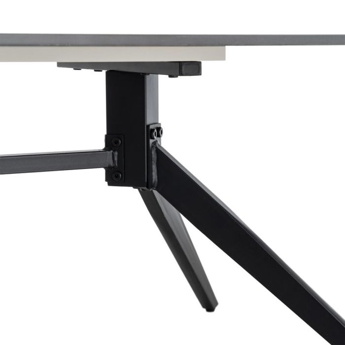 Mesa Centro Negro Piedra Sinterizada 120 X 60 X 42 cm