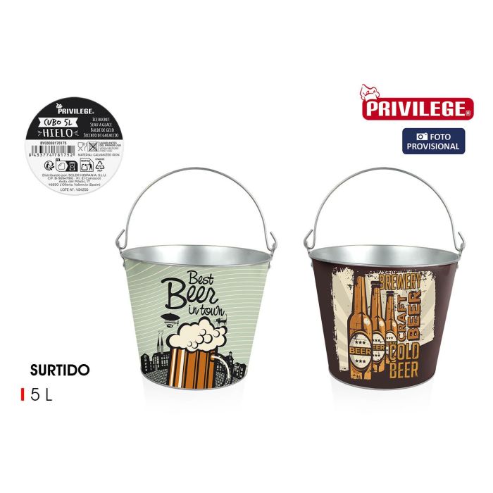 Cubo de Hielo Redondo 5L Privilege - Inde (8 Unidades) Cubo de Hielo Redondo 5L Privilege - Inde (8 Unidades)