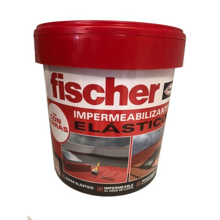 Fischer Impermeabilizante gris con fibras 15 l Fischer Impermeabilizante gris con fibras 15 l