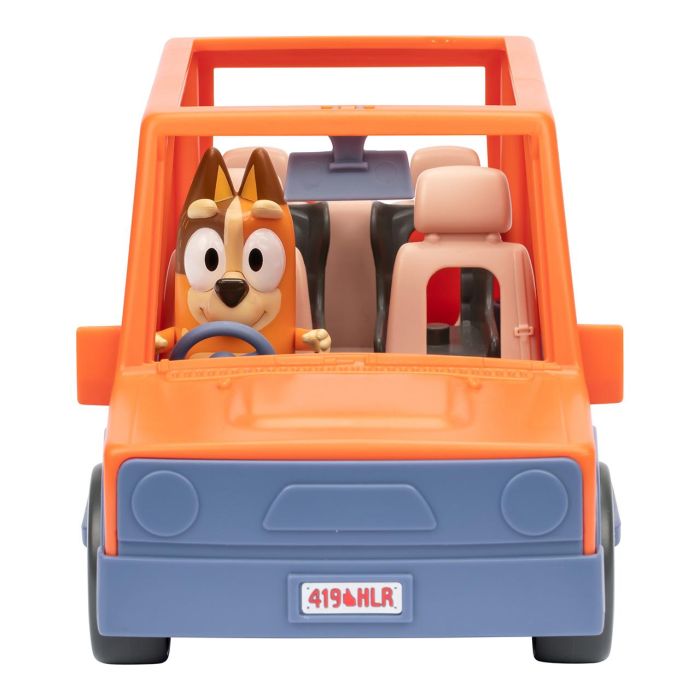 MOOSE 17661 Bluey 4x4 Todoterreno Familia Heeler con figura articulada de Chilli 3