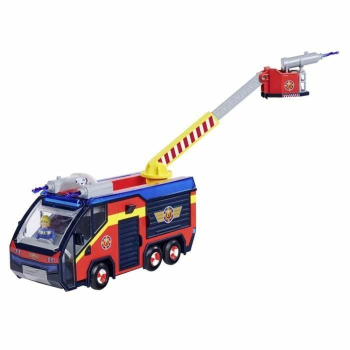 Sam el Bombero SIM4006592092092 Camión de bomberos Júpiter, con 2 figuras, sonidos, luces y accesorios (incluye pilas) 5