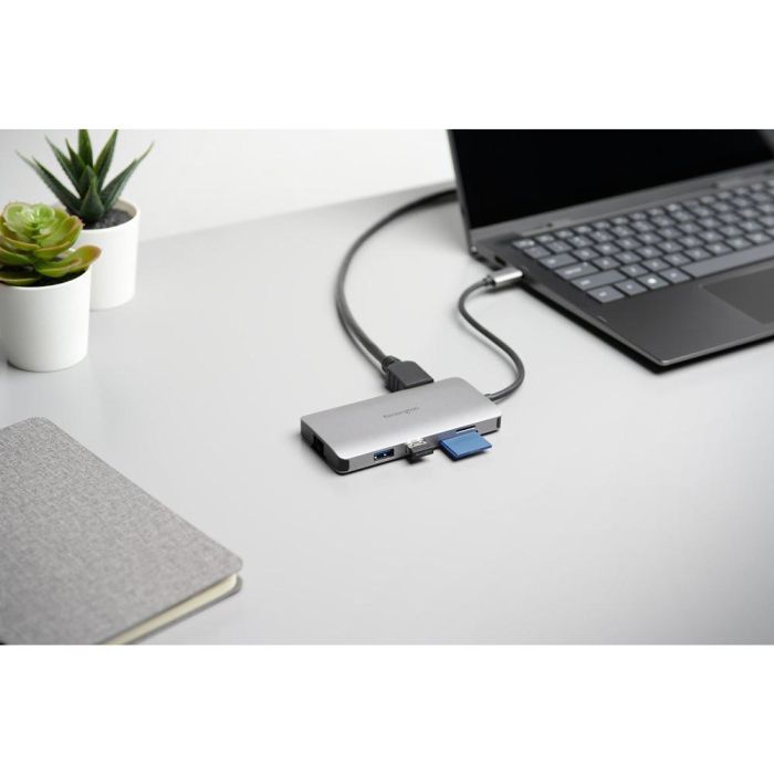 Hub USB Kensington K33820WW Negro Plateado