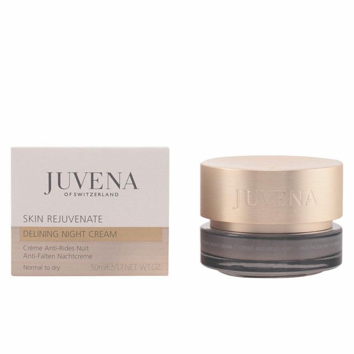 Juvena SKIN REJUVENATE Delining Night Cream Antiarrugas y Antiedad Mujer. Crema de Noche Reafirmante para Piel Normal a Seca 50 ml