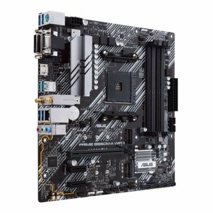 ASUS AM4 PRIME B550M-A WiFi II Placa Base para AMD Ryzen 3000 y 5000 Series DDR4 Micro ATX 12