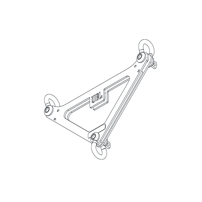 JBLPRO Placa Delta 34x60x65 cm