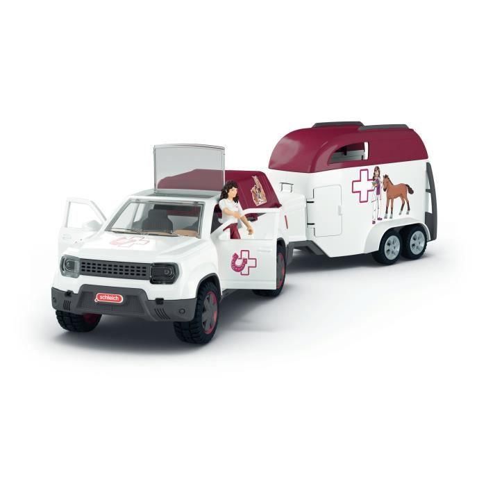 Set veterinario móvil con remolque, SCHLEICH 42704 Horse Club 2 Set veterinario móvil con remolque, SCHLEICH 42704 Horse Club 2