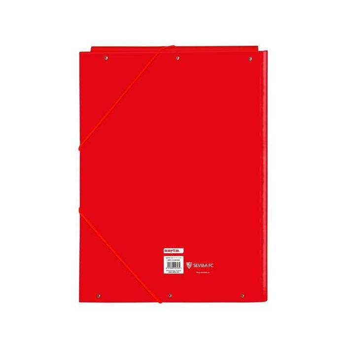 Safta Carpeta Folio 3 Solapas Sevilla FC 26x33,5x2,5 cm 1