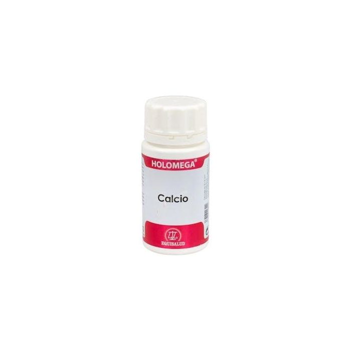 Holomega Calcio Bisglicinato 50 Cápsulas. Mantenimiento de Huesos y Dientes. Apto para Vegetarianos y Diabéticos.