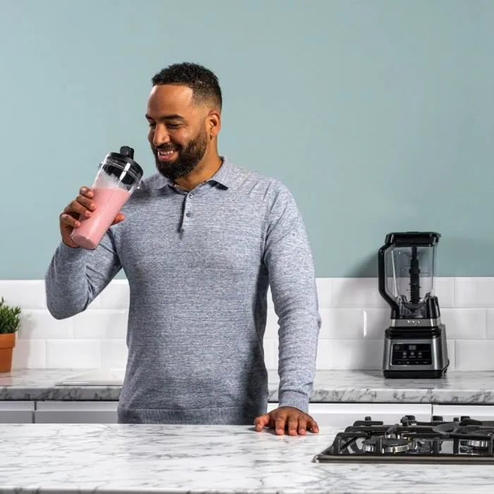 Ninja BN750EU Licuadora 2 en 1 con Bol de 2.1 L y Vaso de 700ml - 1200 W - Negra 2