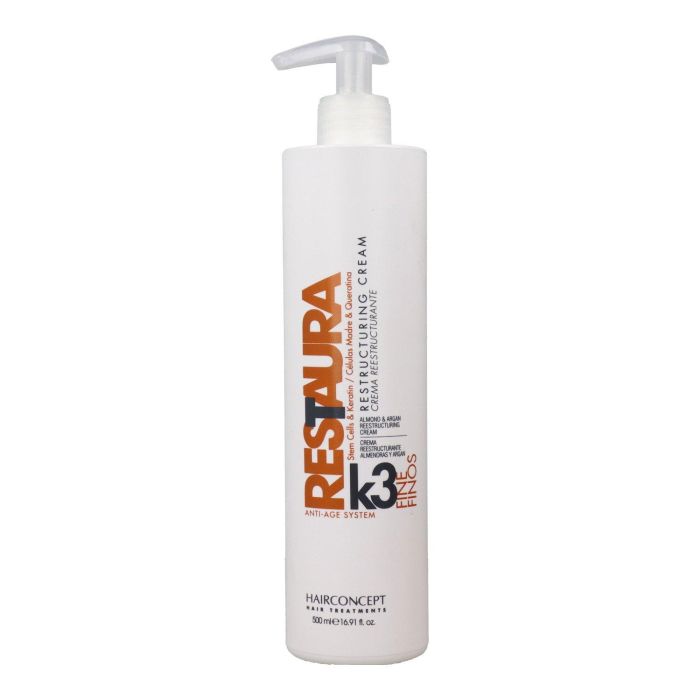 Hair Concept Restaura K Antiage Cream Finos - Crema reestructurante nutritiva e hidratante - 500 ml Hair Concept Restaura K Antiage Cream Finos - Crema reestructurante nutritiva e hidratante - 500 ml