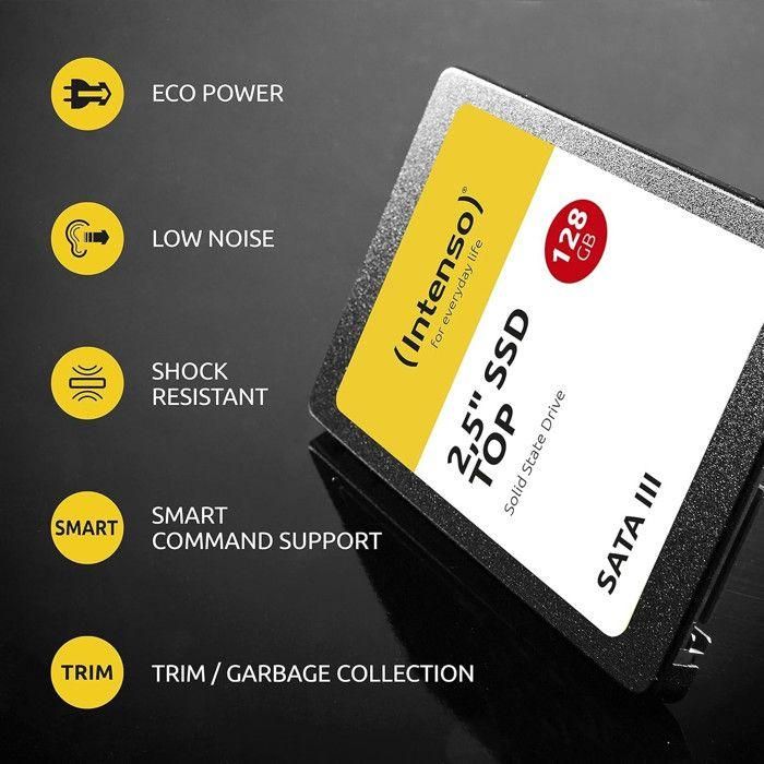 Intenso 3812470 SSD Interno Top Performance 2TB 2.5" SATA III, Velocidad Lectura 550 MB/s, Escritura 520 MB/s para PC/Portátil 3