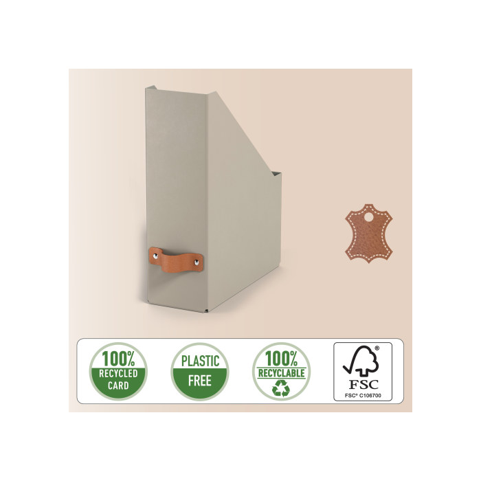 Pack 2 Revisteros de Cartón Color Beige Leitz 24710012 2 Pack 2 Revisteros de Cartón Color Beige Leitz 24710012 2