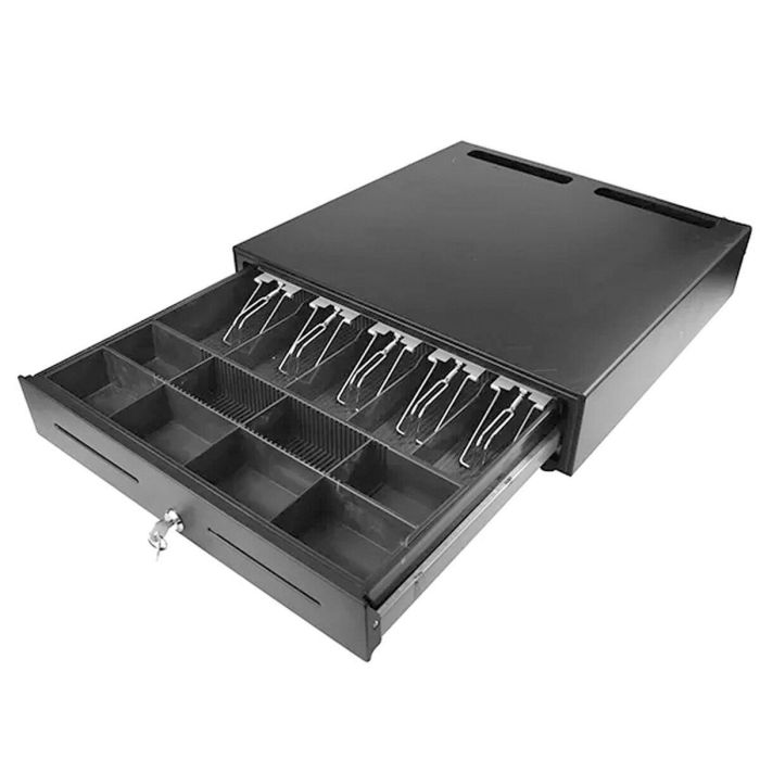 Mustek LB-460A Cajón de Efectivo Manual Metálico Negro 460x465x100 mm 1