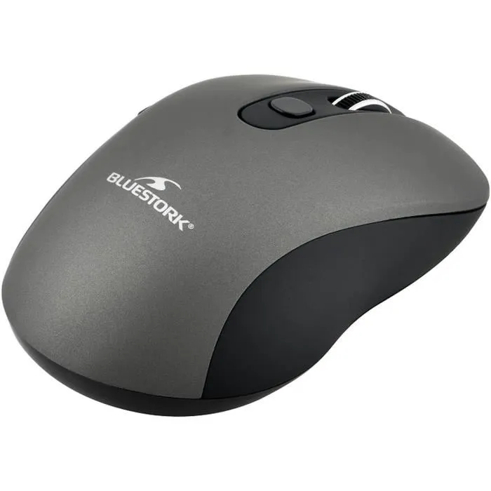Bluestork Ratón Inalámbrico 2.4 GHz 6 Botones Gris 2