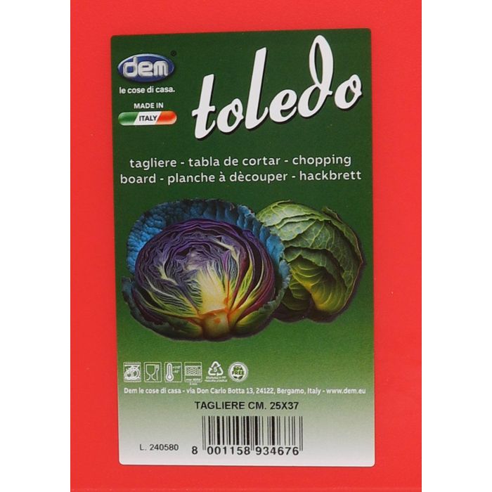 Tabla de cortar Inde 25x37 cm - Ass Col Taglieri (12 Unidades) 1 Tabla de cortar Inde 25x37 cm - Ass Col Taglieri (12 Unidades) 1