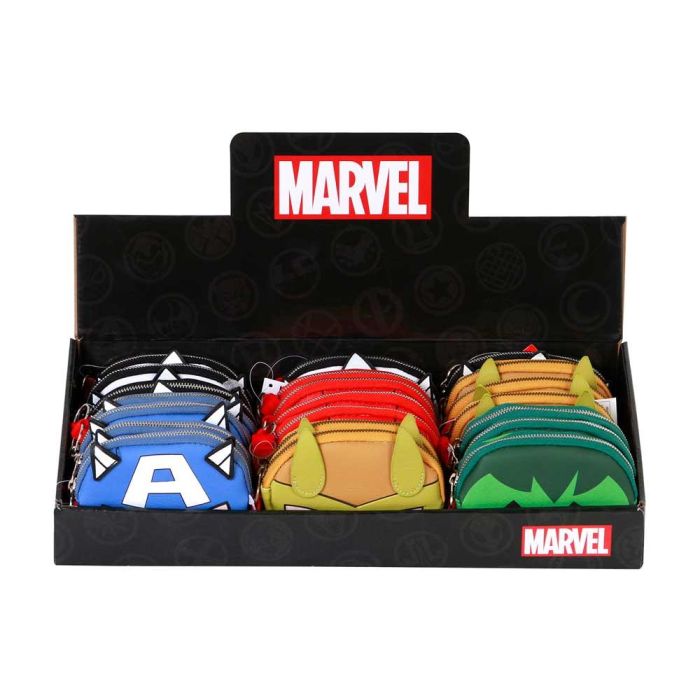 Expositor de Monederos Pill Chibi Surtido Marvel Multicolor 1
