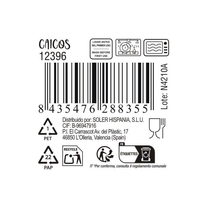 Bol Caicos 700 cc - Inde (24 Unidades) 10 Bol Caicos 700 cc - Inde (24 Unidades) 10