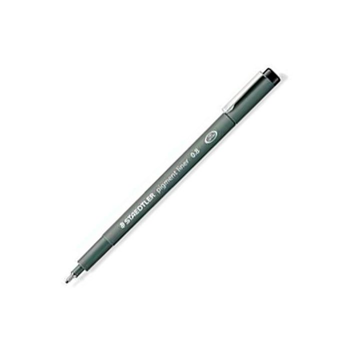 Staedtler Pigment Liner Rotulador Calibrado 0.05 mm Negro - Set de 10 Unidades para Dibujo Técnico y Artístico (10 Unidades)