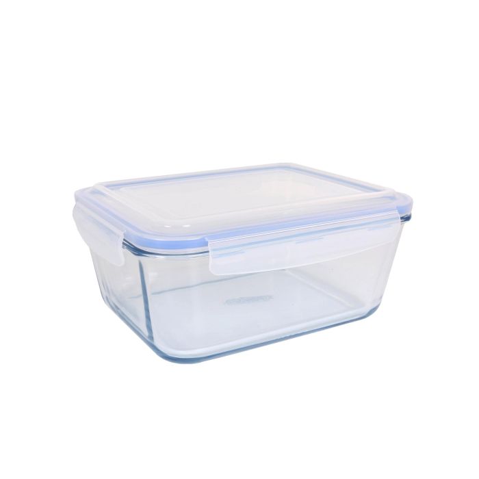 Fiambrera Rectangular Hermética Quttin 26x22 cm 3.5L (3 Unidades) 3