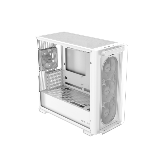 Asus A23 PLUS TG ARGB WHITE - Torre PC Blanco, micro ATX/Mini-ITX, 3x120mm Ventiladores, Ref. 90DC00K3-B19010 6 Asus A23 PLUS TG ARGB WHITE - Torre PC Blanco, micro ATX/Mini-ITX, 3x120mm Ventiladores, Ref. 90DC00K3-B19010 6