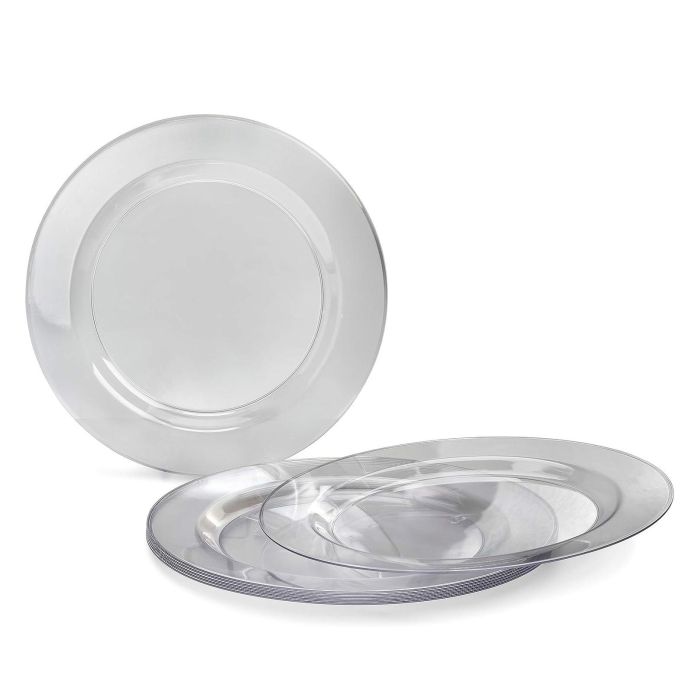 Set de 3 platos transparentes Algon 26 cm (24 Cajas) 4 Set de 3 platos transparentes Algon 26 cm (24 Cajas) 4