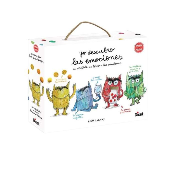 Diset Juego Educativo: El Monstruo de Colores, Yo Descubro las Emociones 10 Actividades (3-7 Años) 4