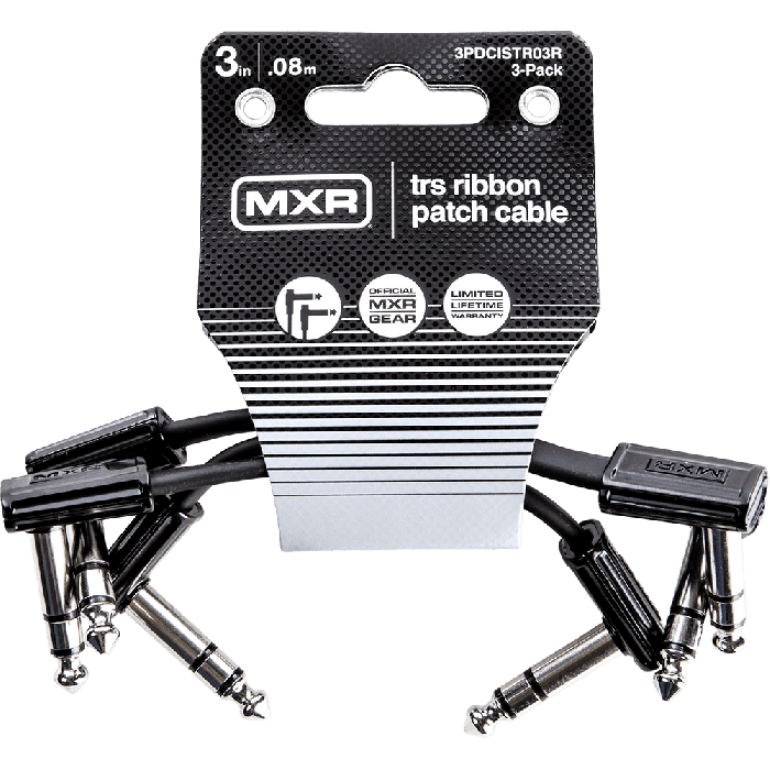 Cable Mxr® Ribbon Patch Trs 8 Cm - Pack De 3 5 Cable Mxr® Ribbon Patch Trs 8 Cm - Pack De 3 5