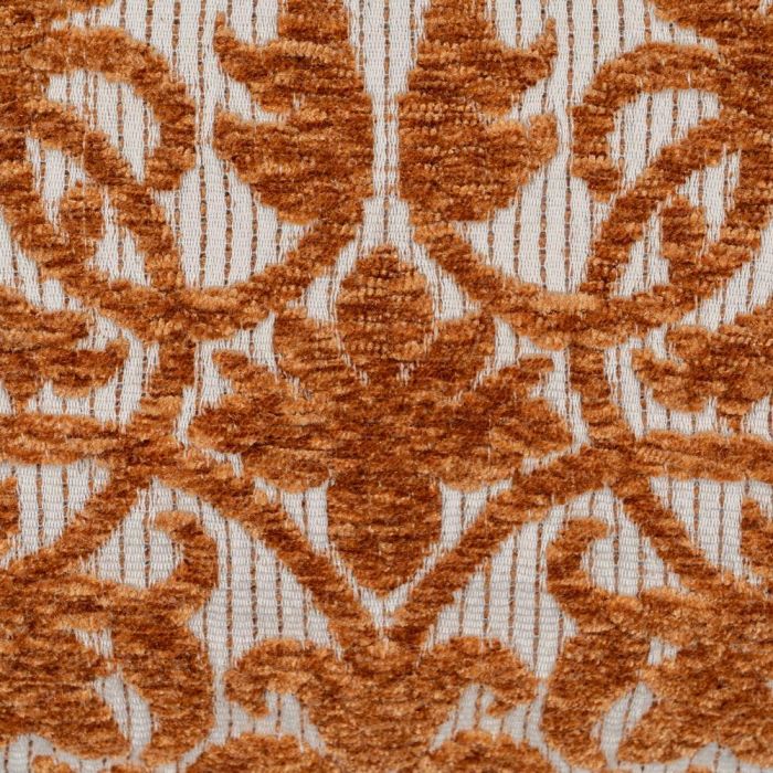 Cojín Blanco-Ocre Algodón / Poliéster 45 X 45 cm