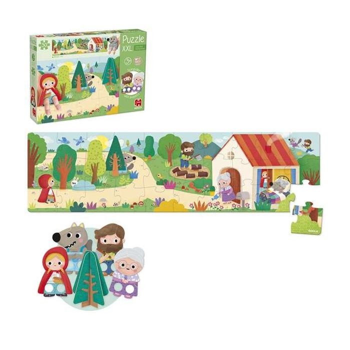 Puzzle XXL caperucita roja. combina dos conceptos en uno, puzzle para construir y cuento para leer. 9 Puzzle XXL caperucita roja. combina dos conceptos en uno, puzzle para construir y cuento para leer. 9