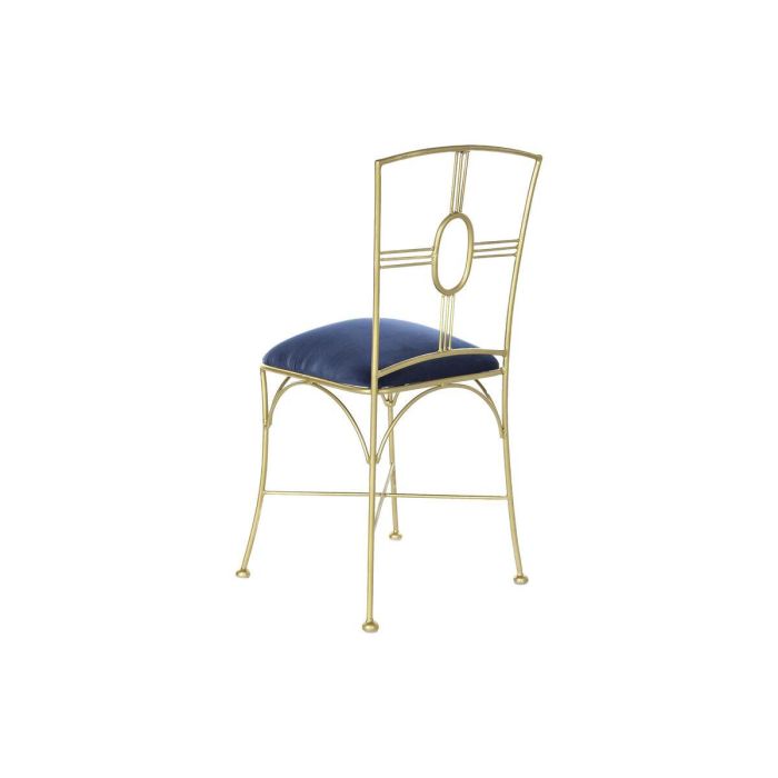 Silla DKD Home Decor Dorado Azul 42 x 88.5 x 45 cm 1