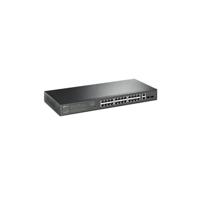 TP-LINK 28-Port Gigabit Easy Smart Switch with 24-Port PoE+ 1 TP-LINK 28-Port Gigabit Easy Smart Switch with 24-Port PoE+ 1