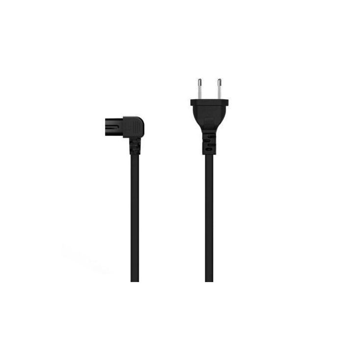 AISENS - CABLE ALIMENTACION ACODADO FORMA 8, CEE7/16/M-C7/H, NEGRO, 3.0M 0 AISENS - CABLE ALIMENTACION ACODADO FORMA 8, CEE7/16/M-C7/H, NEGRO, 3.0M 0