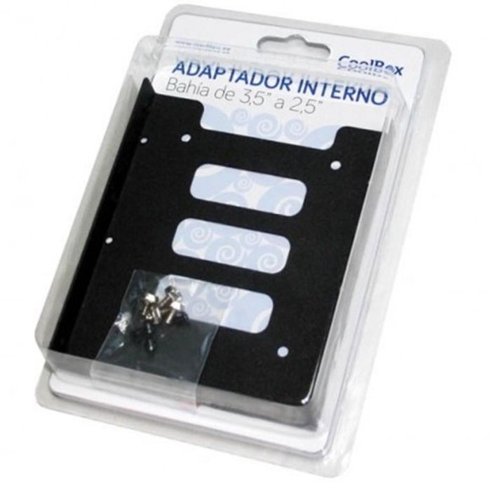 COOLBOX ADAPTADOR BAHIA 3.5 A 2.5 (SSD) METAL 1 COOLBOX ADAPTADOR BAHIA 3.5 A 2.5 (SSD) METAL 1